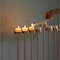 Vintiquewise Hanukkah Menorah, 9 Branch Tea Light Candle Holders, Rose Gold QI004643.RG.L - alternate 3